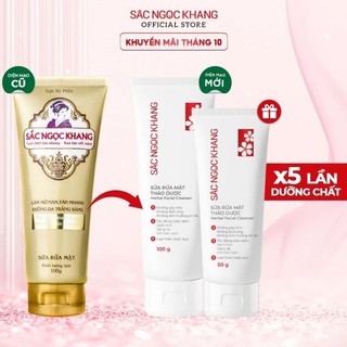 Sữa rửa mặt SẮC NGỌC KHANG tuýp 100g