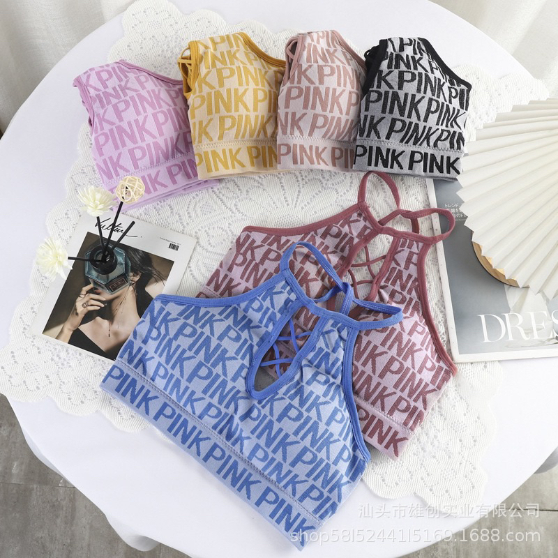 Áo bra dệt pink AP3408 MESHOP93