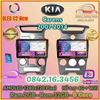 Màn hình android OLED c2 New theo xe Kia Carens 2007 - 2014, kèm dưỡng và jack zin