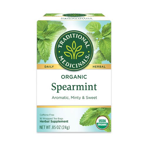 Trà hữu cơ Spearmint - Traditional Medicinals - 16gói