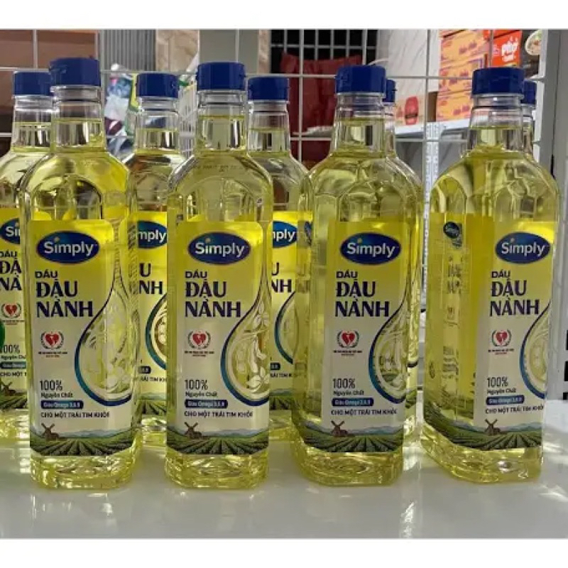 Dầu ăn đậu nành Simply 1l , chính hãng