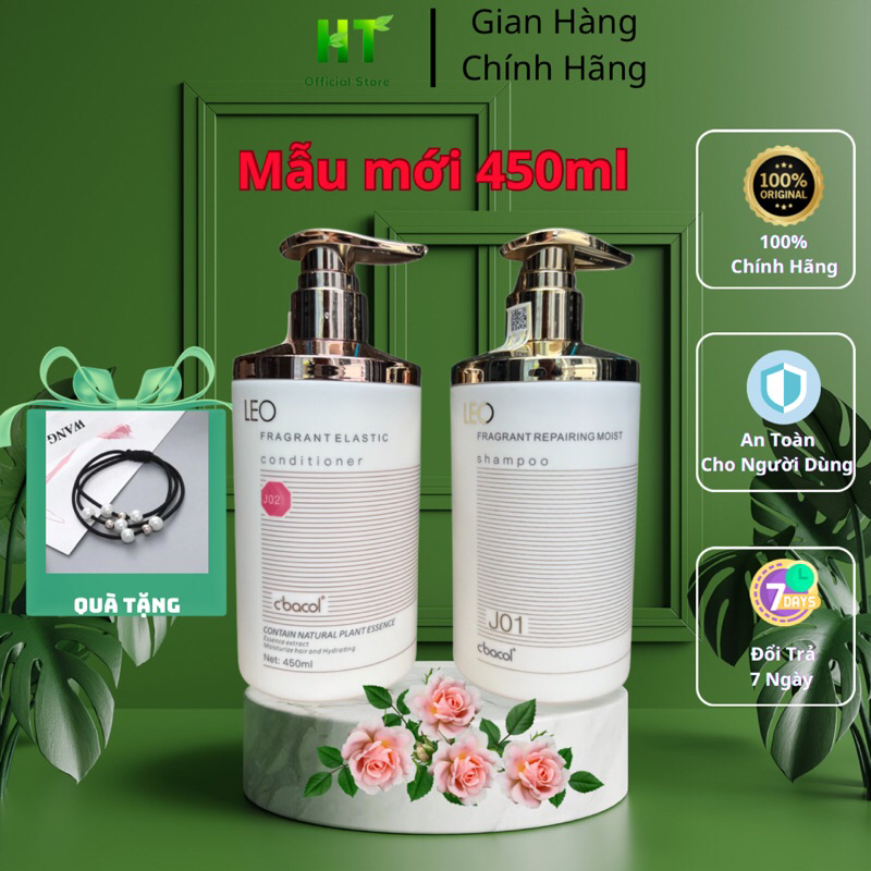 Gội xả chuyên sâu, siêu mềm mượt LEO Fragrant C'bacol 450mlx2