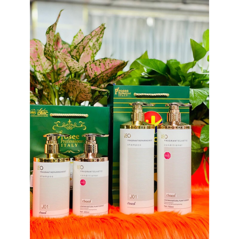 Gội xả chuyên sâu, siêu mềm mượt LEO Fragrant C'bacol 450mlx2