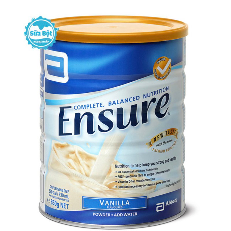 Ensure New Zealand 850gram vị vanila