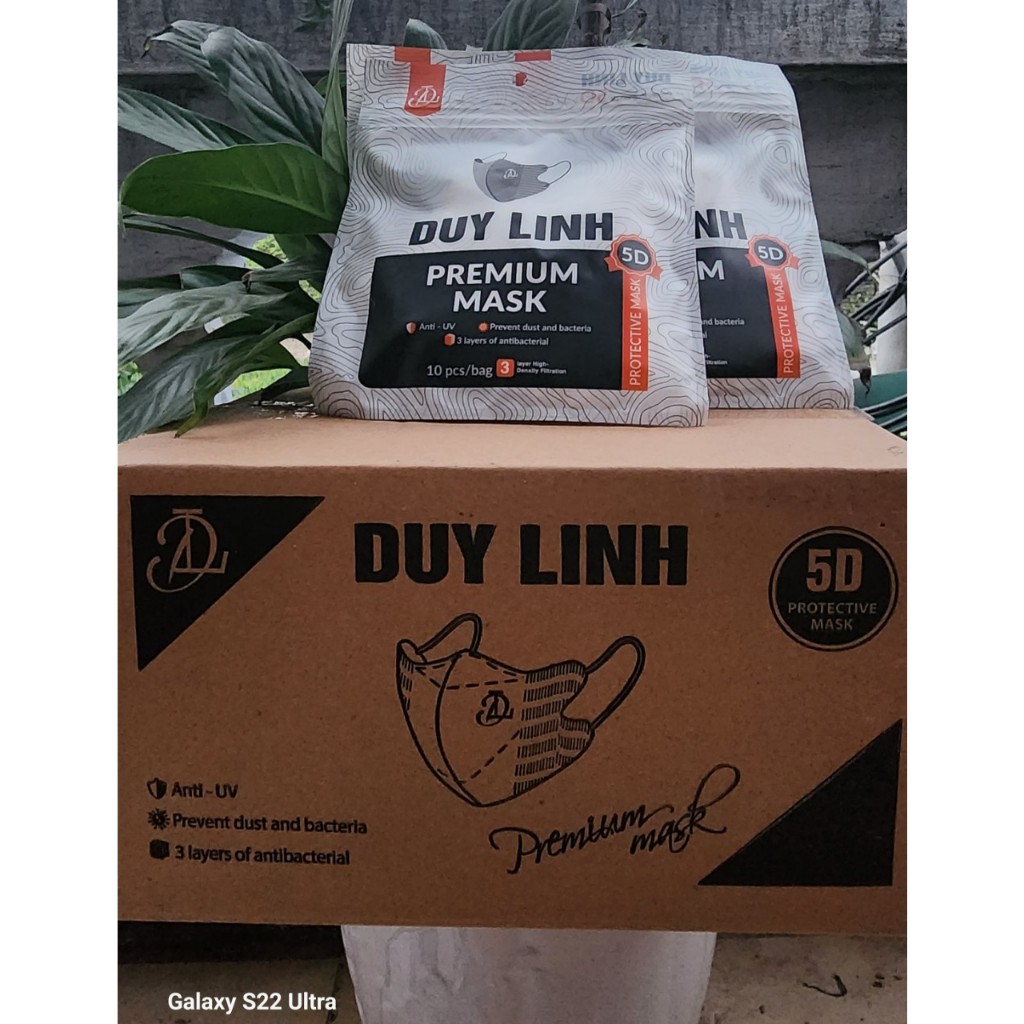 Thùng 200 Chiếc Khẩu Trang 5D MASK Duy Linh Tiện Lợi Siêu Đẹp