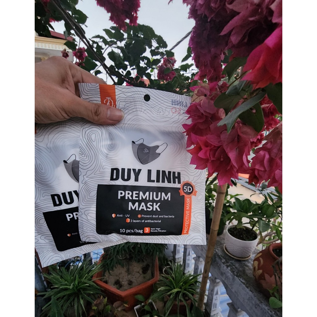 Thùng 200 Chiếc Khẩu Trang 5D MASK Duy Linh Tiện Lợi Siêu Đẹp