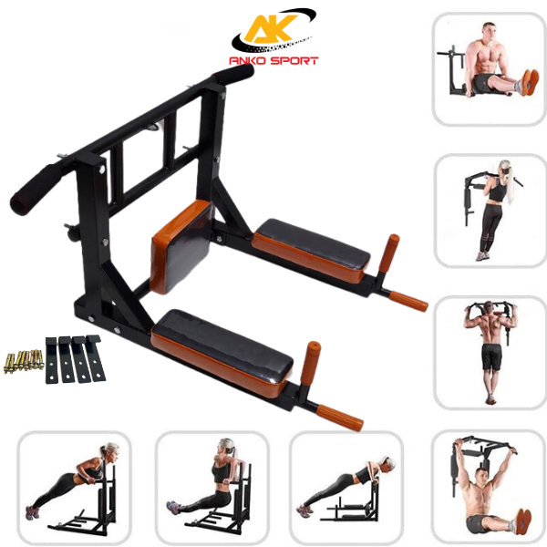 Xà đơn treo tường đa năng, xà đơn gắn tường tập các bài như xà kép, tập bụng, hít đất, tay trước, ta