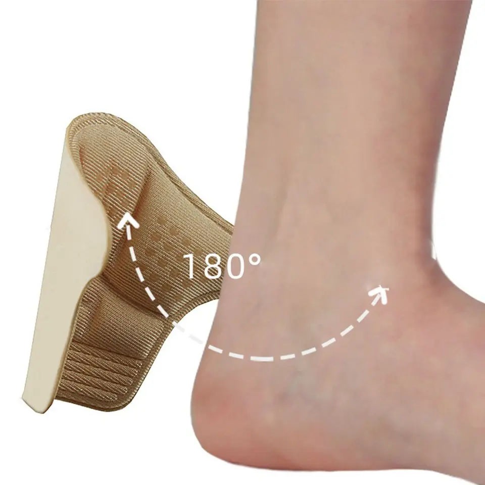 Cặp dán gót chân, giảm đau chân khi đi giày - Miếng dán gót chân dùng cho giày thể thao, công sở, búp bê size 1cm, 0.5cm