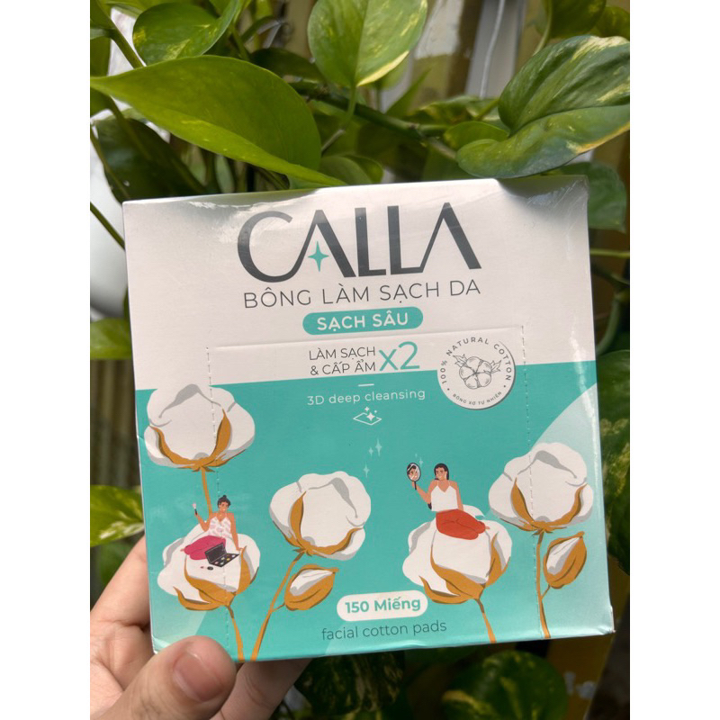 Bông tẩy trang làm sạch da CALLA