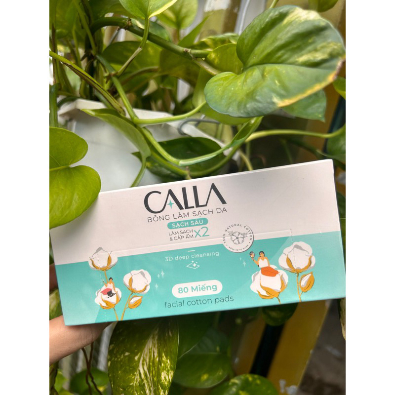 Bông tẩy trang làm sạch da CALLA