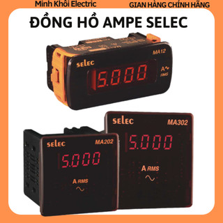 Đồng hồ đo điện áp Selec MA12,MA202,MA302, đồng hồ tủ điện Selec,đồng hồ volt hiển thị số, đồng hồ vôn đo điện áp,đồng