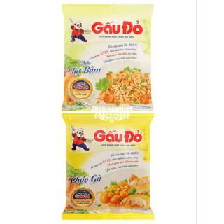 Combo 10 Gói Cháo Gấu Đỏ (Vị Gà/Thịt Bằm)