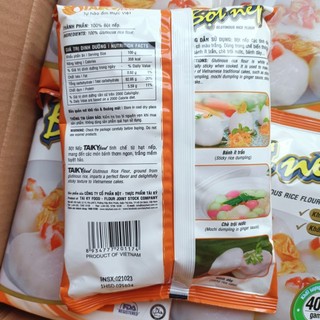Bột nếp Taiky gói 400gr date mới