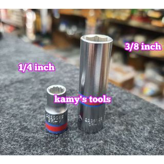 Đầu tuýp (đầu khẩu) hệ inch lỗ 1/4 khẩu 1/4”; lỗ 1/4 khẩu 3/8" Kingtony 233008S 223512S