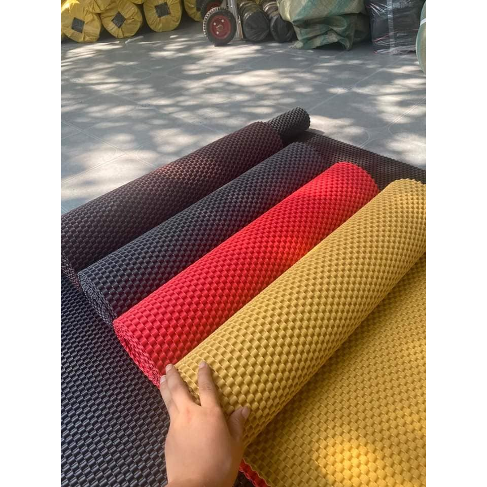 Thảm Cao Su Lót Cốp - Lót Chân Ghế Tài, phụ xe Hơi, Thảm Không Mùi Độ Bền Cao.KT:  60cm x 3 mét - 1.2m x 1.5met