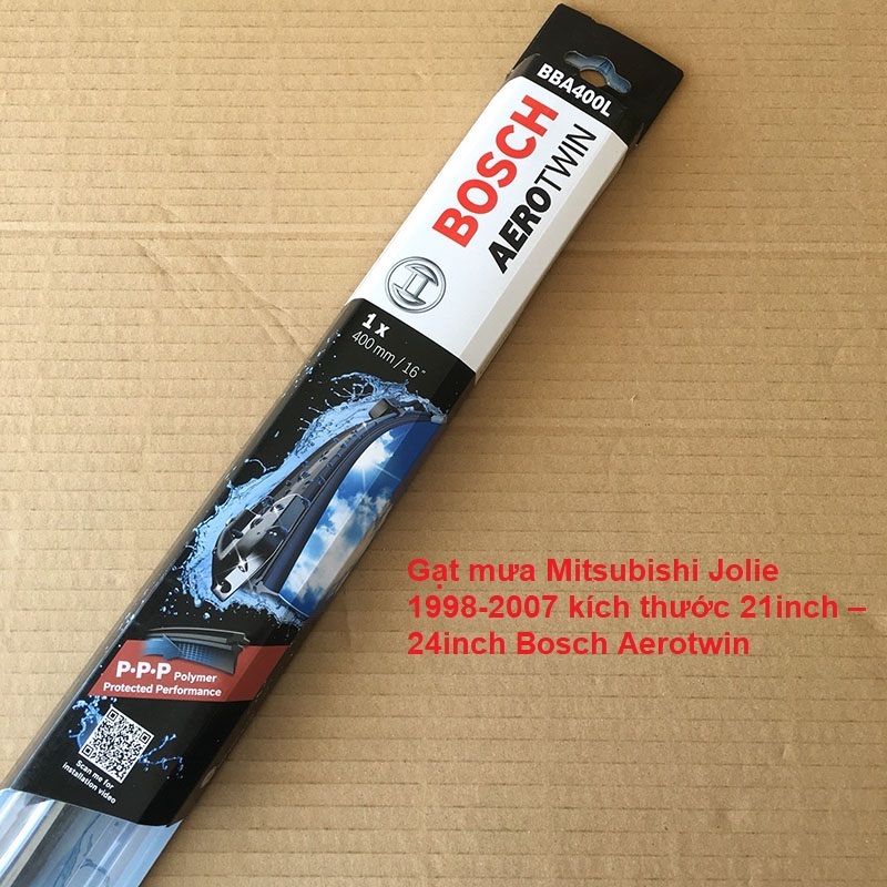 Gạt mưa Mitsubishi Jolie 1998-2007 kích thước 21inch – 24inch Bosch Aerotwin