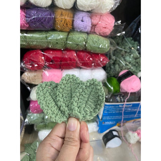 Lá hoa hồng handmade, ib chọn màu