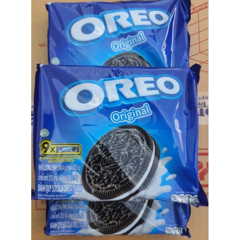 Bánh quy OREO vị vani  gói 248.4g