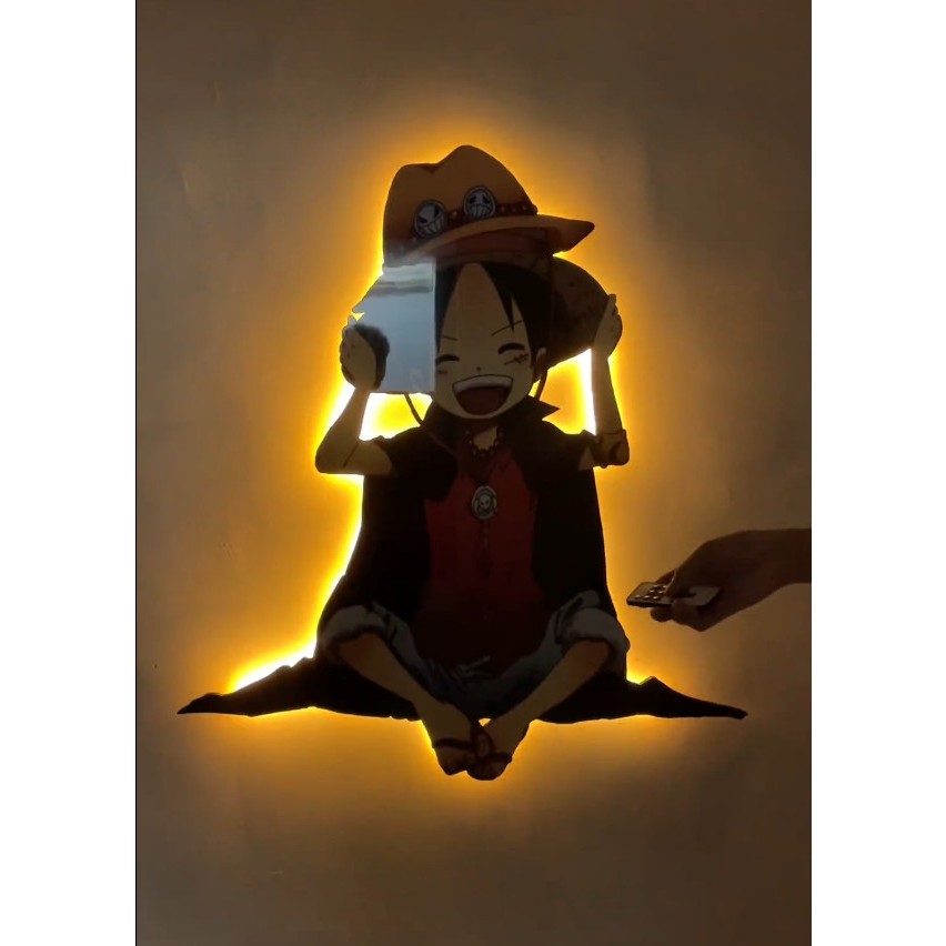 Tranh Tráng Gương nhân vật ANIME có led điều khiển từ xa/decor treo tường hot nhất hiện nay