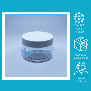 Combo 10 Hũ Nhựa PET 200ml Nắp Nhựa Trắng Giá (Sỉ) Xuất Xưởng Nắp Chặn Miệng Hũ.