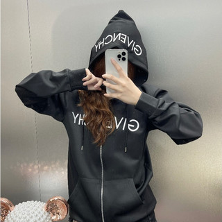 Áo khoác nỉ chữ gvc ngực mũ ❤ áo khoát dày dặn dáng rộng nam nữ nva681