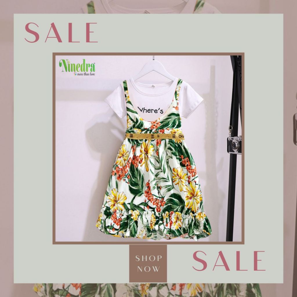 Đầm yếm lanh cho bé gái size từ 15-26kg