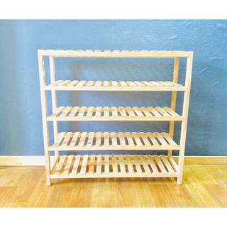 Kệ giày dép gỗ 5 tầng chắc chắn bluedecor4u