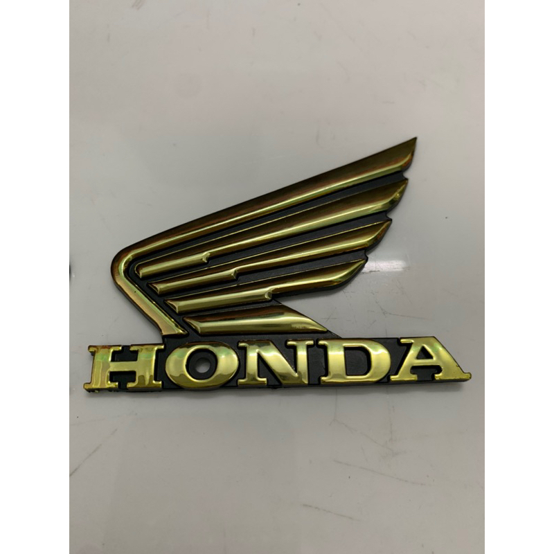 Bộ lô gô cánh chim honda mạ vàng hàng nhập Thái Lan dành trang trí cho tất cả các dòng xe honda