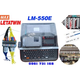 Máy in đầu cốt letatwin lm-550e/ máy in ống lồng đầu cốt/ máy in ống gen đầu số chính hãng max japan