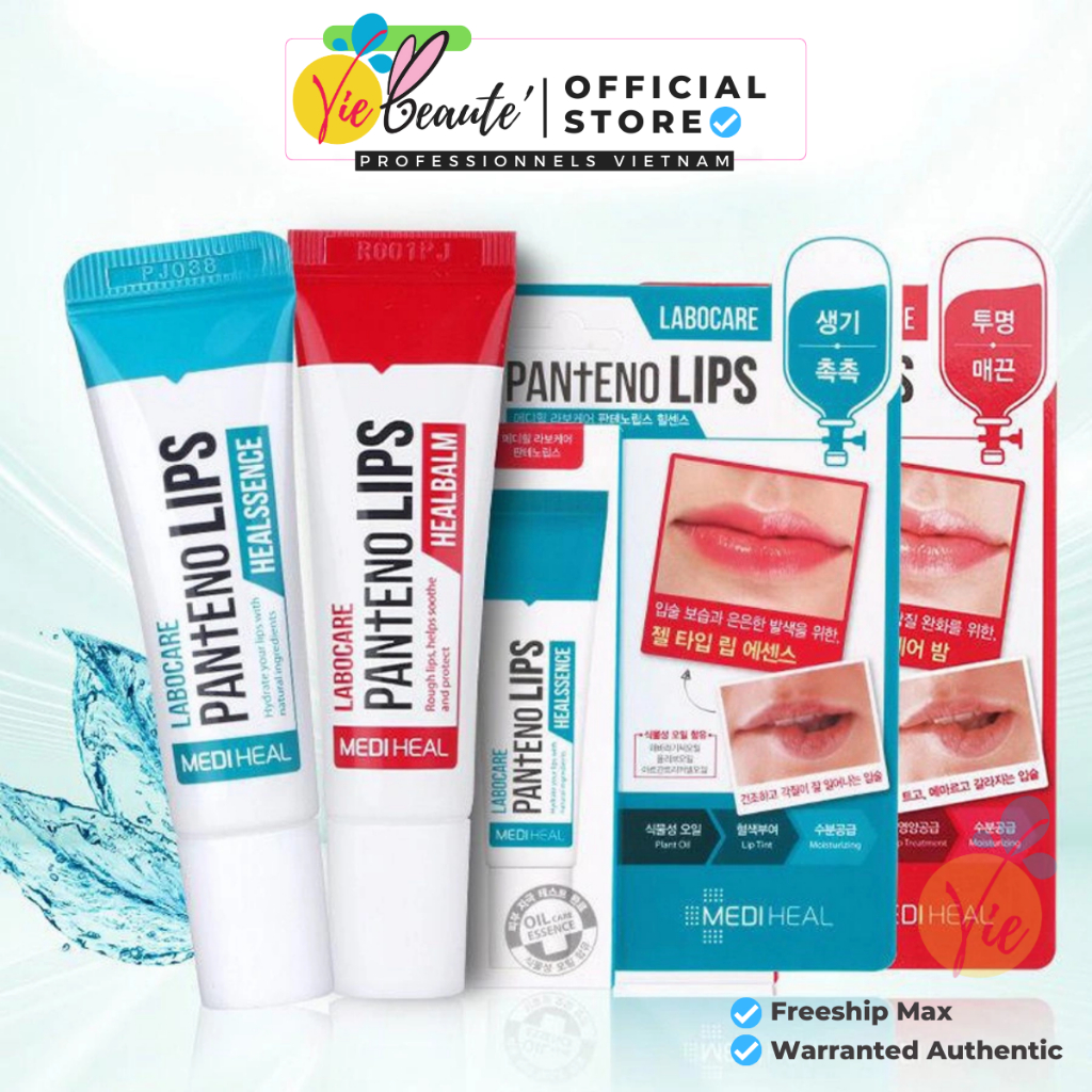 Son dưỡng MEDIHEAL Panteno Lips 10ml dưỡng ẩm môi hồng hào, mịn màng