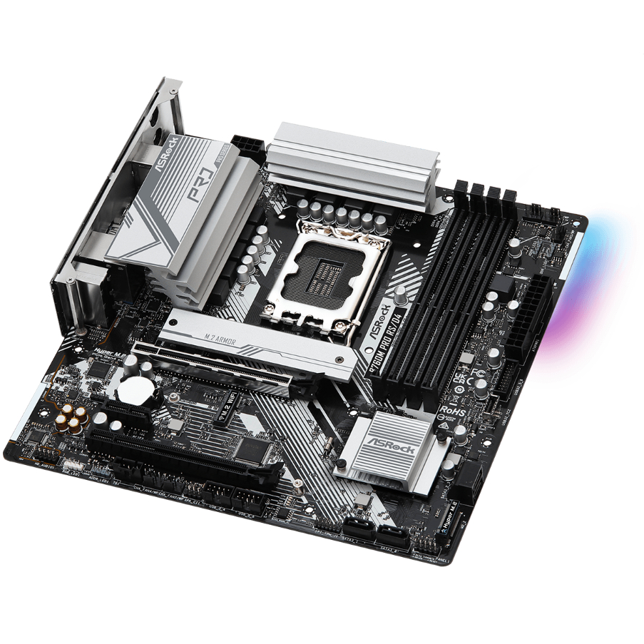 Mainboard Asrock B760M Pro RS D4 - Bảo hành chính hãng 36 Tháng