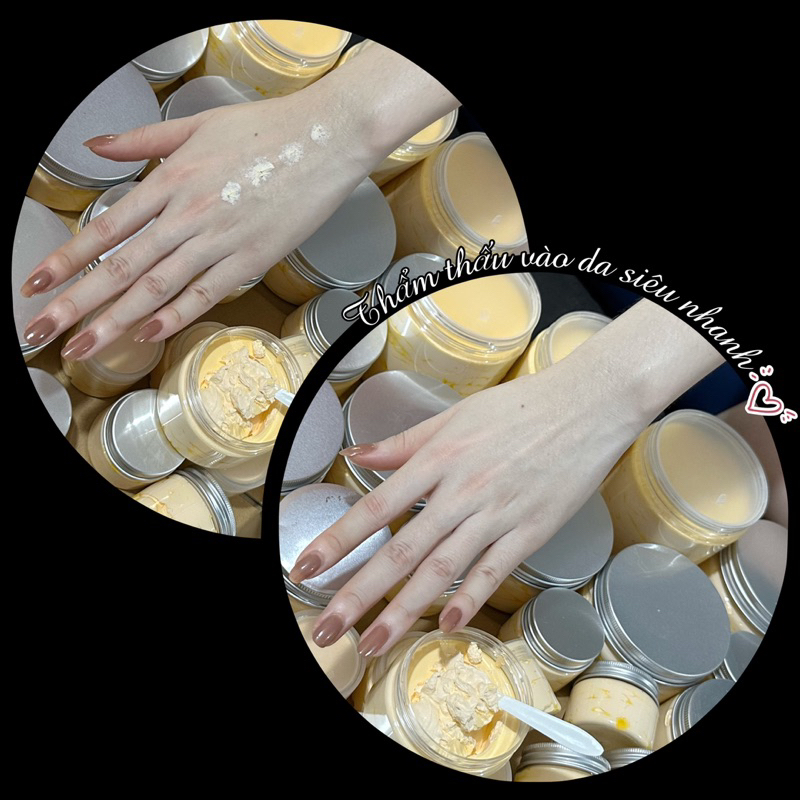 KEM CỐT THÁI VÀNG TRẮNG DA Handmade