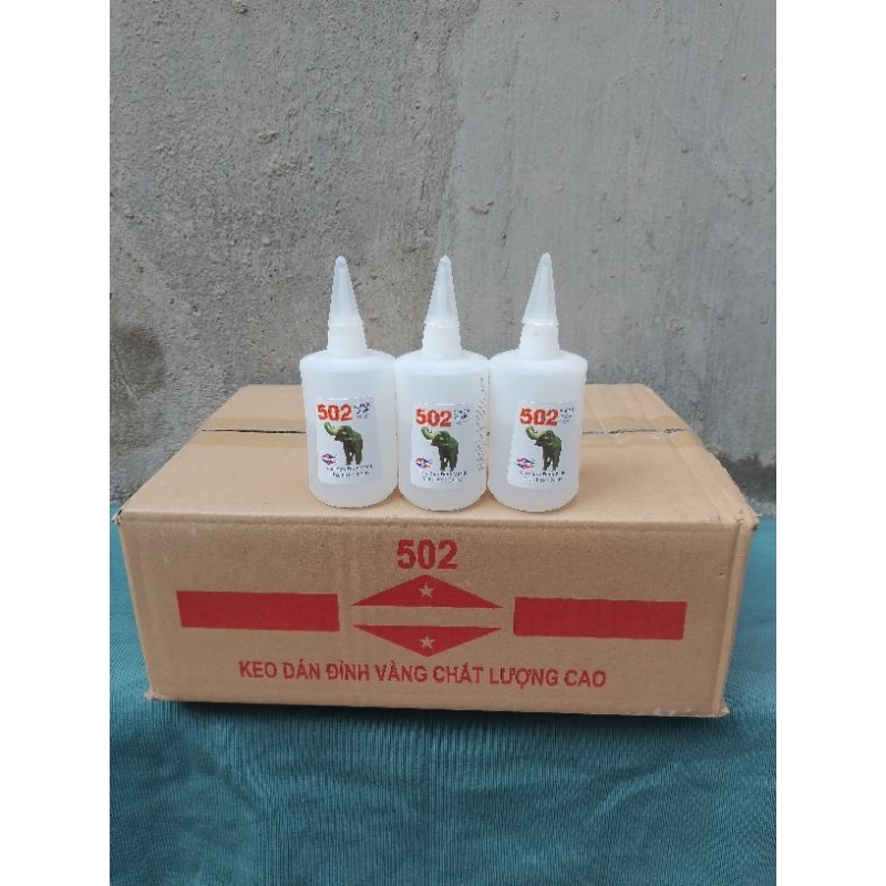 Keo 502 ĐỈNH VÀNG chai nhỏ 100g