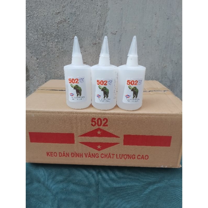 Keo 502 ĐỈNH VÀNG chai nhỏ 100g