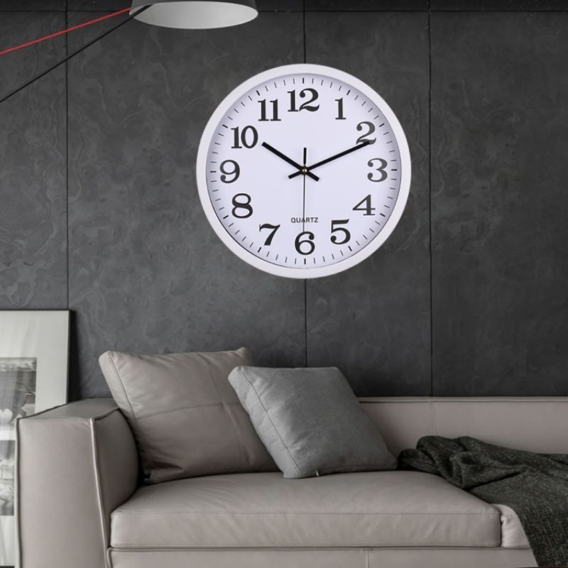 Đồng hồ treo tường Quartz kim trôi cao cấp - Bảo Hành 12 Tháng , đồng hồ trang trí phòng khách Qhouse