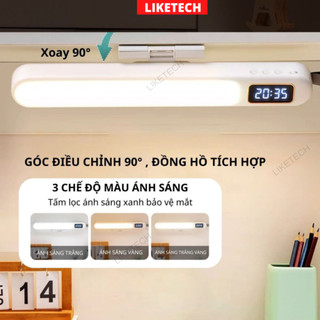 Đèn Bàn Học LED USB Di Động Cao Cấp Có Thể Gập Hai Chỗ – 03 Chế Độ Ánh Sáng Vàng Bảo Vệ Mắt Chống Cận