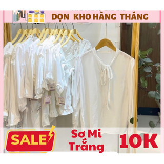 Sơ mi trắng dáng dài, tiểu thư siêu đẹp