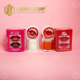 Dưỡng môi thâm loang Rose, Bio son dưỡng môi kích màu giảm thâm loang hũ 10g
