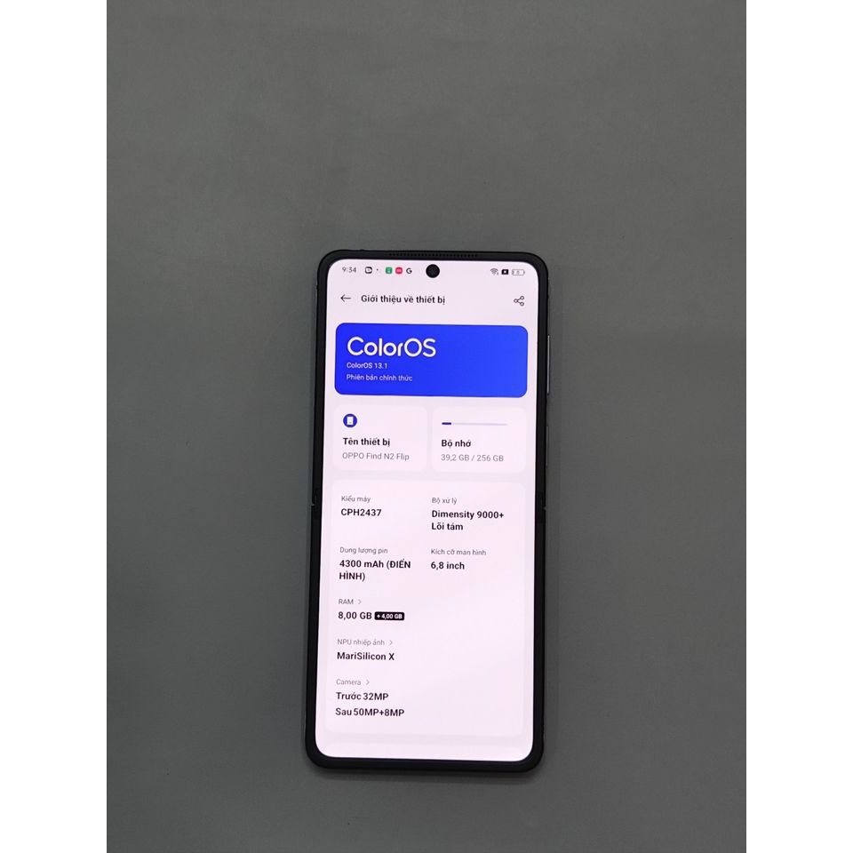Điện thoại di động OPPO Find N2 Flip 256GB Chính hãng
