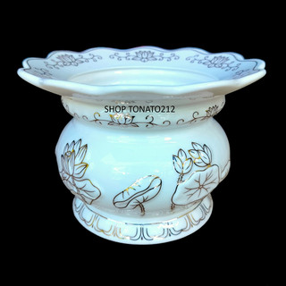 LƯ HƯƠNG,BÁT HƯƠNG SEN TRẮNG HỨNG NHANG C ĐƯỜNG KÍNH 6.5CM,8CM,10.5CM,12.5CM