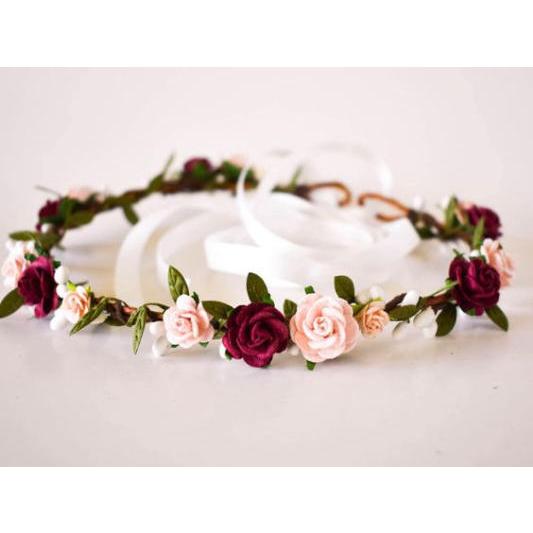 Vòng hoa đội đầu mix baby xinh xắn chụp kỉ yếu