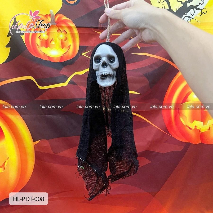 [HỎA TỐC] Set phụ kiện trang trí lễ hội Halloween Lala với nhiều mẫu mã đa dạng - Phụ kiện dây treo bí ngô, dơi, đầu lâu