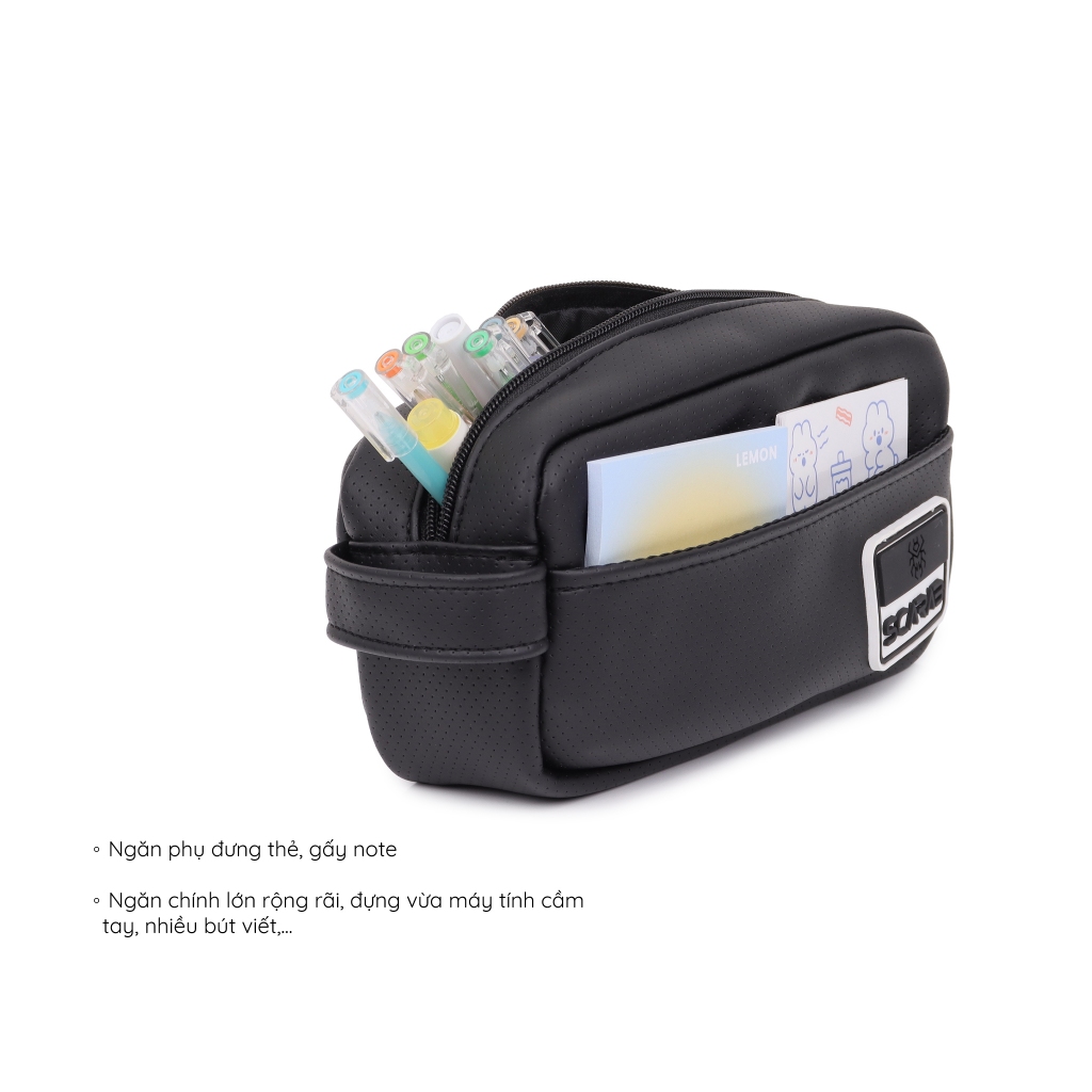 SCARAB HERITAGE PENCIL CASE - BÓP VIẾT DA SIMILI CAO CẤP