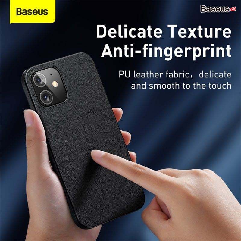 Ốp lưng da PU tích hợp nam châm Baseus Original Magnetic Leather Case dùng cho iPhone 12/Pro/Promax