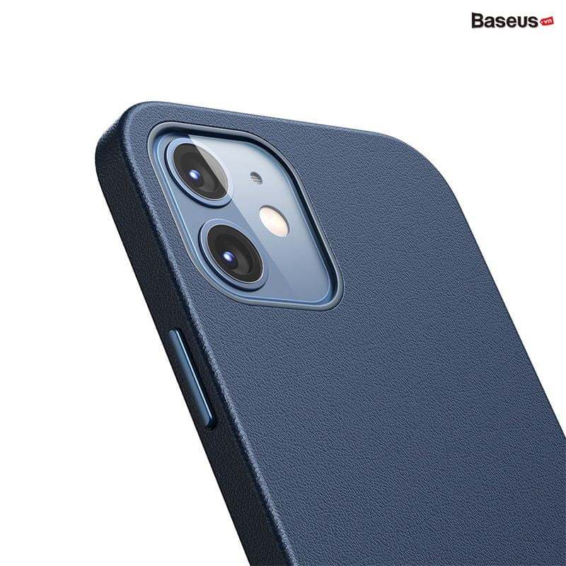 Ốp lưng da PU tích hợp nam châm Baseus Original Magnetic Leather Case dùng cho iPhone 12/Pro/Promax