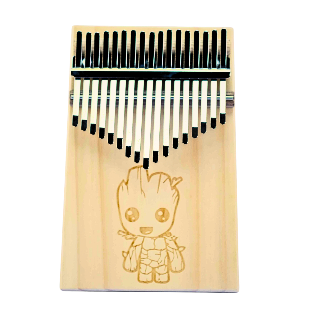 Đàn kalimba 17 phím , kalimba 17 phím nguyên khối, kalimba giá rẻ, tặng dán phím sắc màu, full phụ kiện