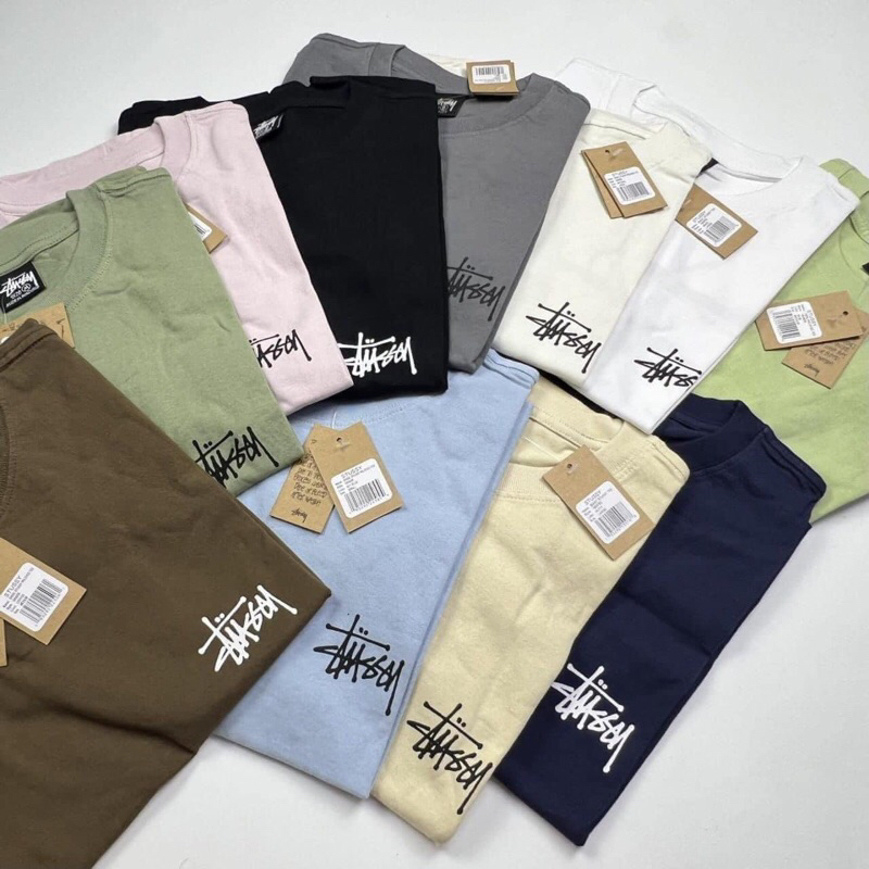 | AUTHENTIC ONLY | ÁO THUN STUSSY CHÍNH HÃNG LOGO BASIC NAM - NỮ