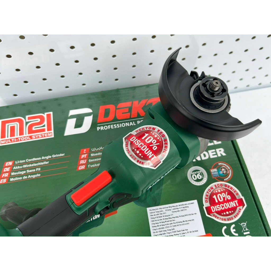 Combo máy mài pin M21-AG100BT/ 1 THÂN + 2 PIN 4A + 1 SẠC