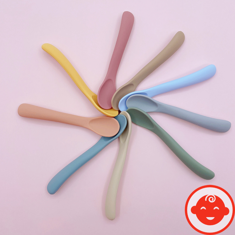 Thìa ăn dặm silicon MỀM DẺO cho bé TS01