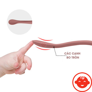 Thìa ăn dặm silicon MỀM DẺO cho bé TS01